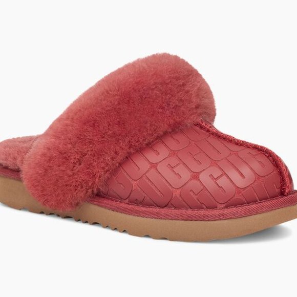 UGG Cozy II Suede Shearing Logo Slipper. Size: 7 - Picture 3 of 12